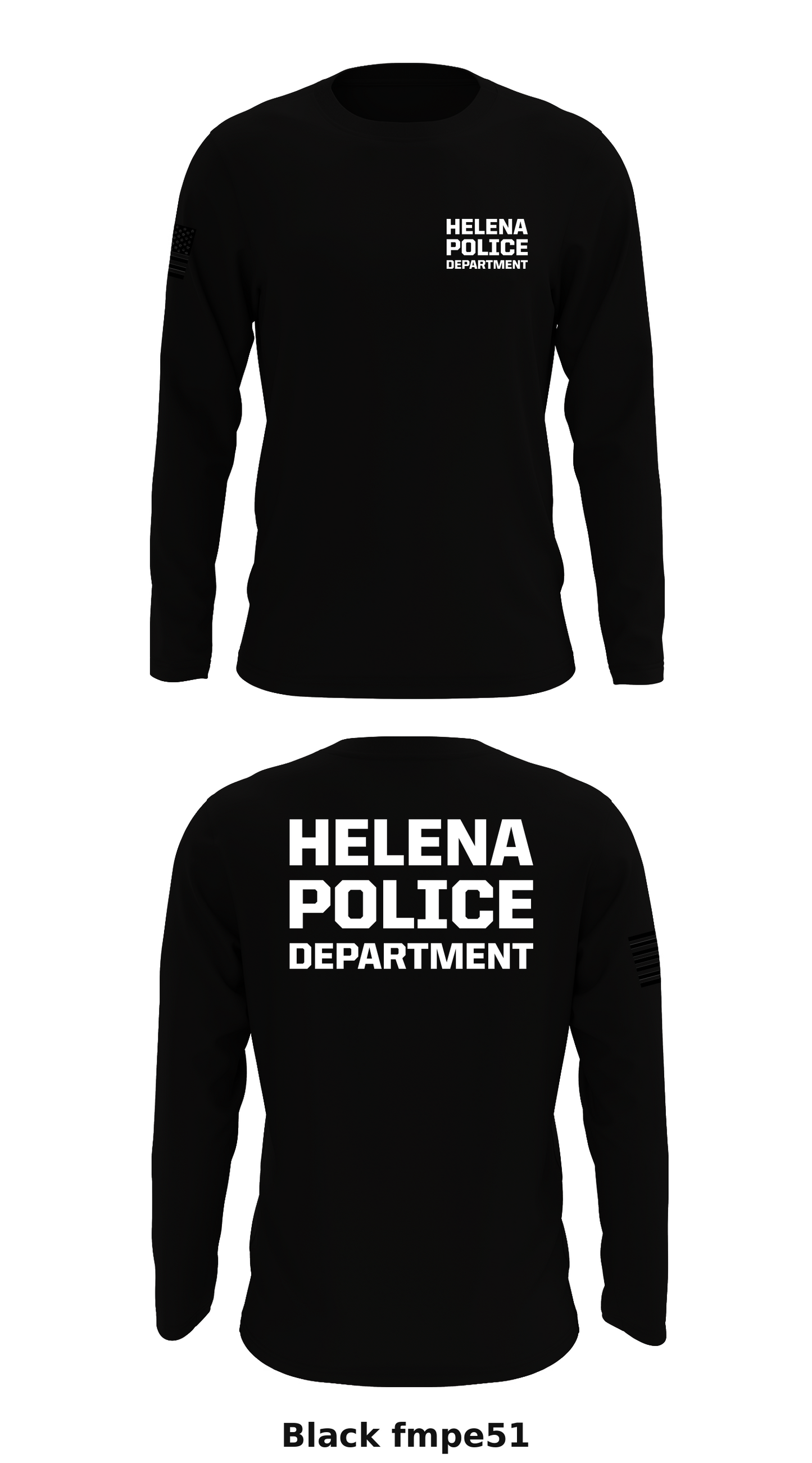 Helena PD Store 1 Core Men's LS Performance Tee - fmpe51