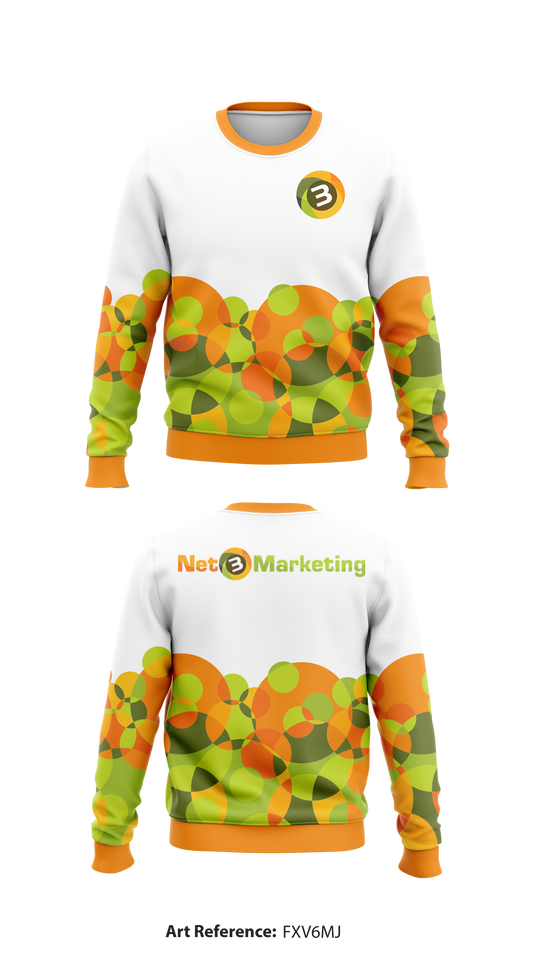 Net 3 Marketing Store 1 Core Men's Crewneck Performance Sweatshirt - fxV6mj