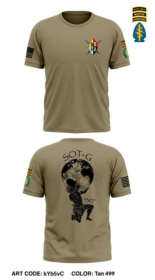 GEOINT, MID, 3/3 SFG (A) Store 1 Core Men's SS Performance Tee - kYb5vC