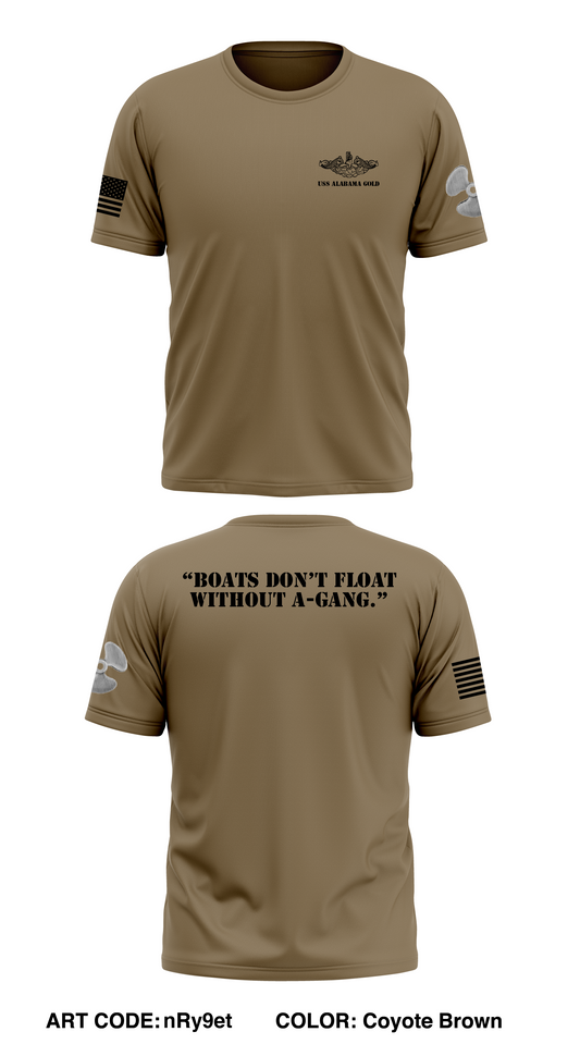 Uss Alabama gold Store 1 Core Men's SS Performance Tee - nRy9et