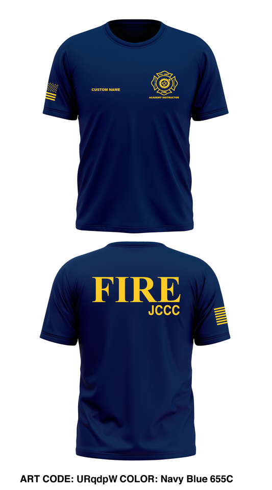 JCCC Fire Academy Store 1 Core Men's SS Performance Tee - URqdpW