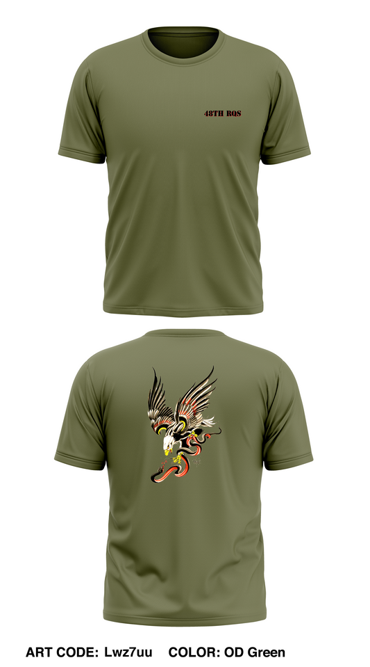 48th RQS Store 1 Core Men's SS Performance Tee - Lwz7uu