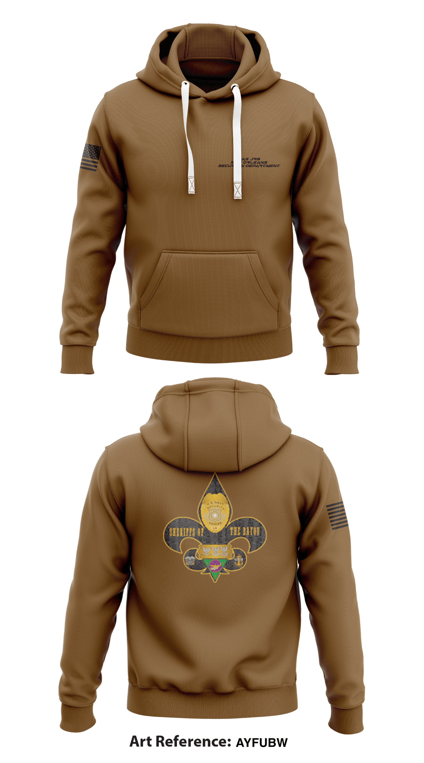 NAS JRB New Orleans Security Department Store 1  Core Men's Hooded Performance Sweatshirt - AYfUBw