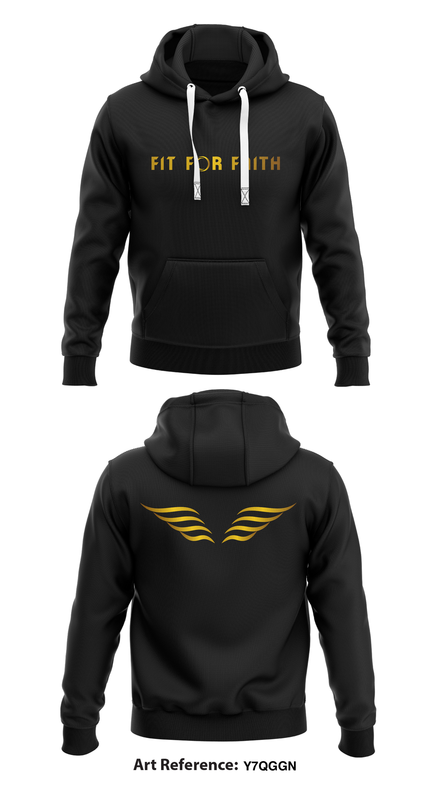 Fit For Faith Store 1  Core Men's Hooded Performance Sweatshirt - Y7QgGn