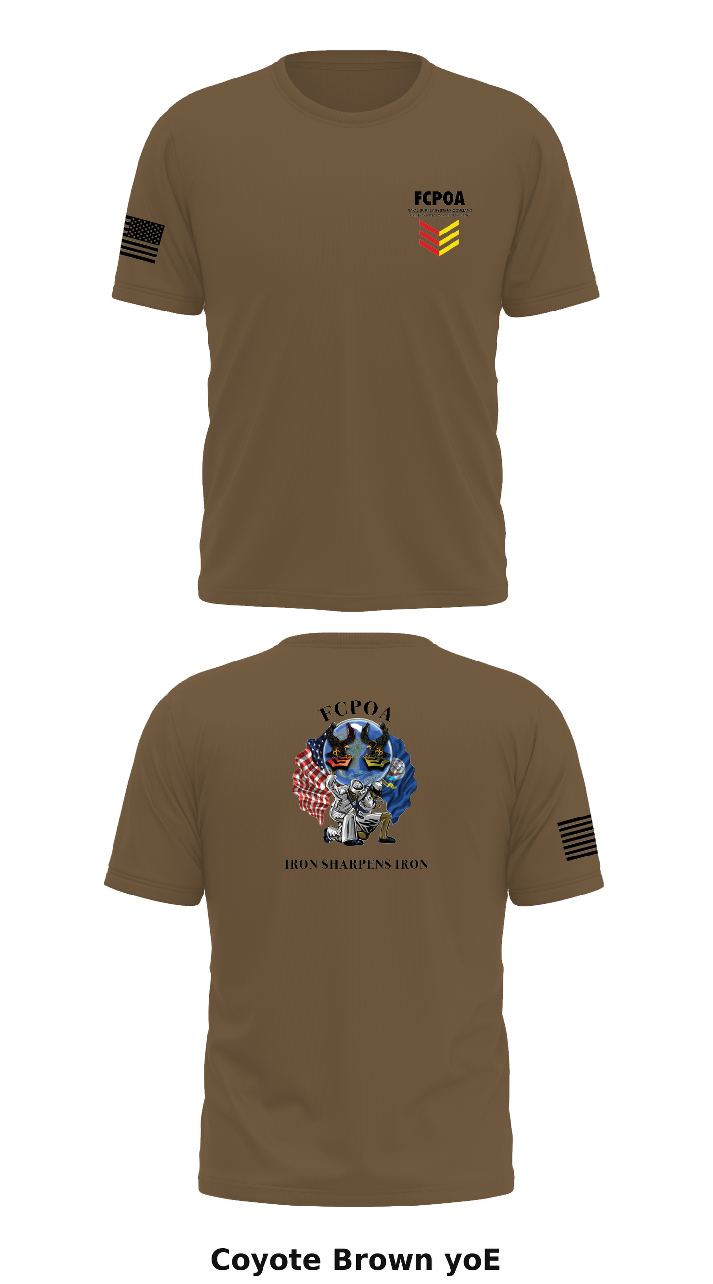 NAVSUP FLC San Diego Store 1 Core Men's SS Performance Tee - yoE