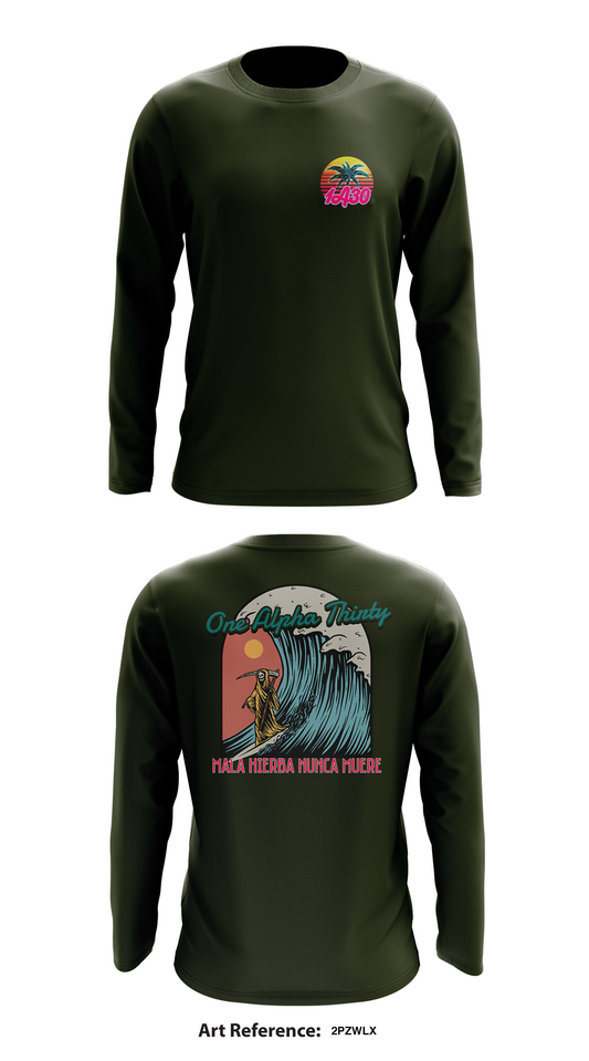 1A30 Store 1 Core Men's LS Performance Tee - 2pZWLX