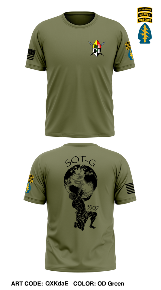 GEOINT, MID, 3/3 SFG (A) Store 1 Core Men's SS Performance Tee - QXKdaE