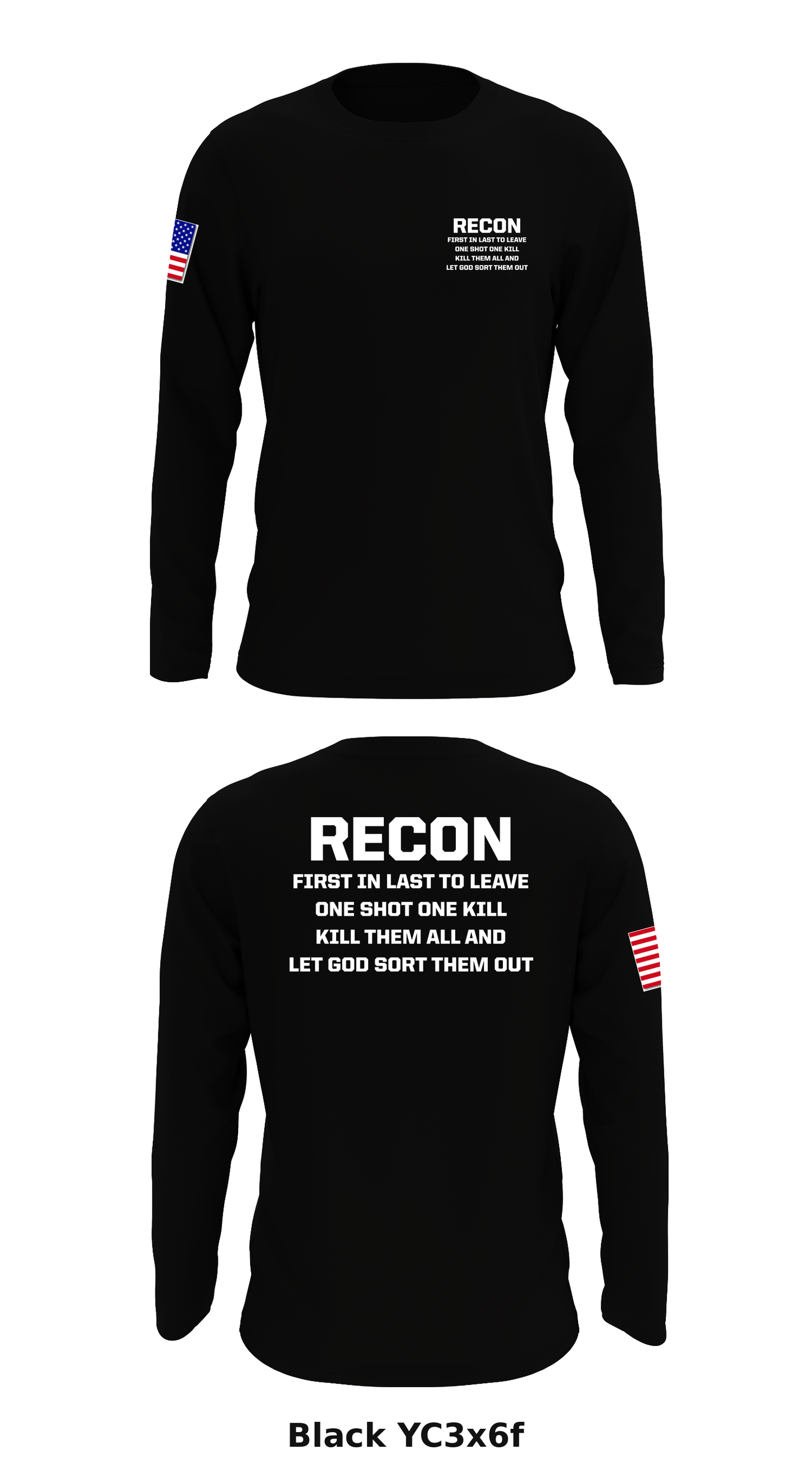 RECON Store 1 Core Men's LS Performance Tee - YC3x6f