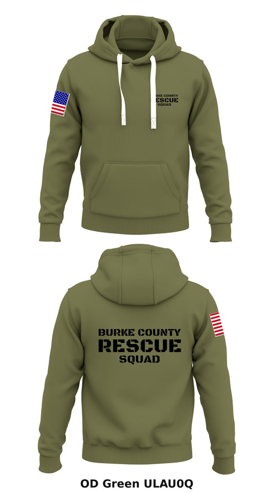 Burke County Rescue Squad Store 1  Core Men's Hooded Performance Sweatshirt - ULAU0Q