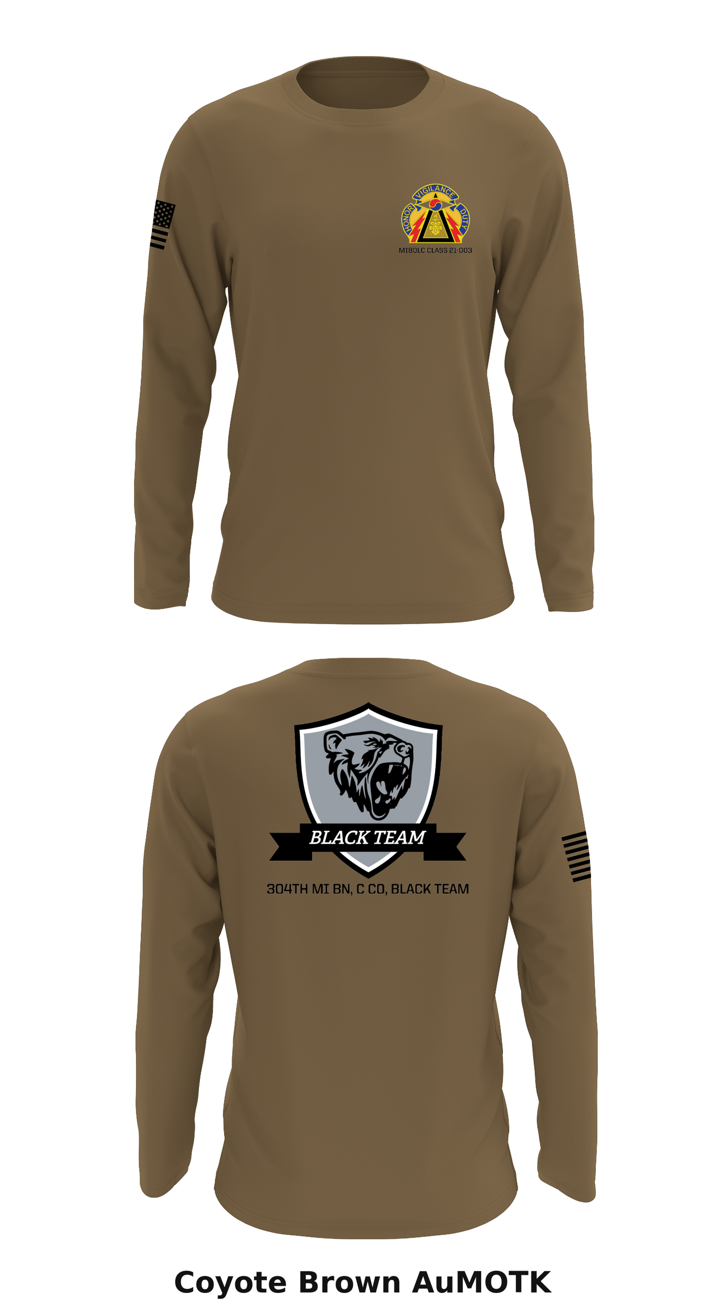Class 21-003 MI BOLC Store 1 Core Men's LS Performance Tee - AuMOTK