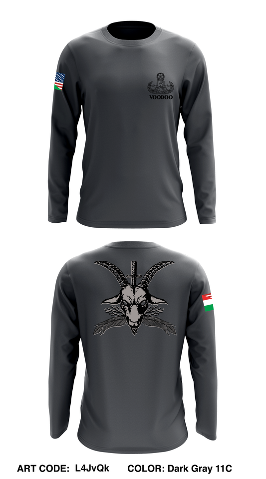 Voodoo Store 1 Core Men's LS Performance Tee - L4JvQk