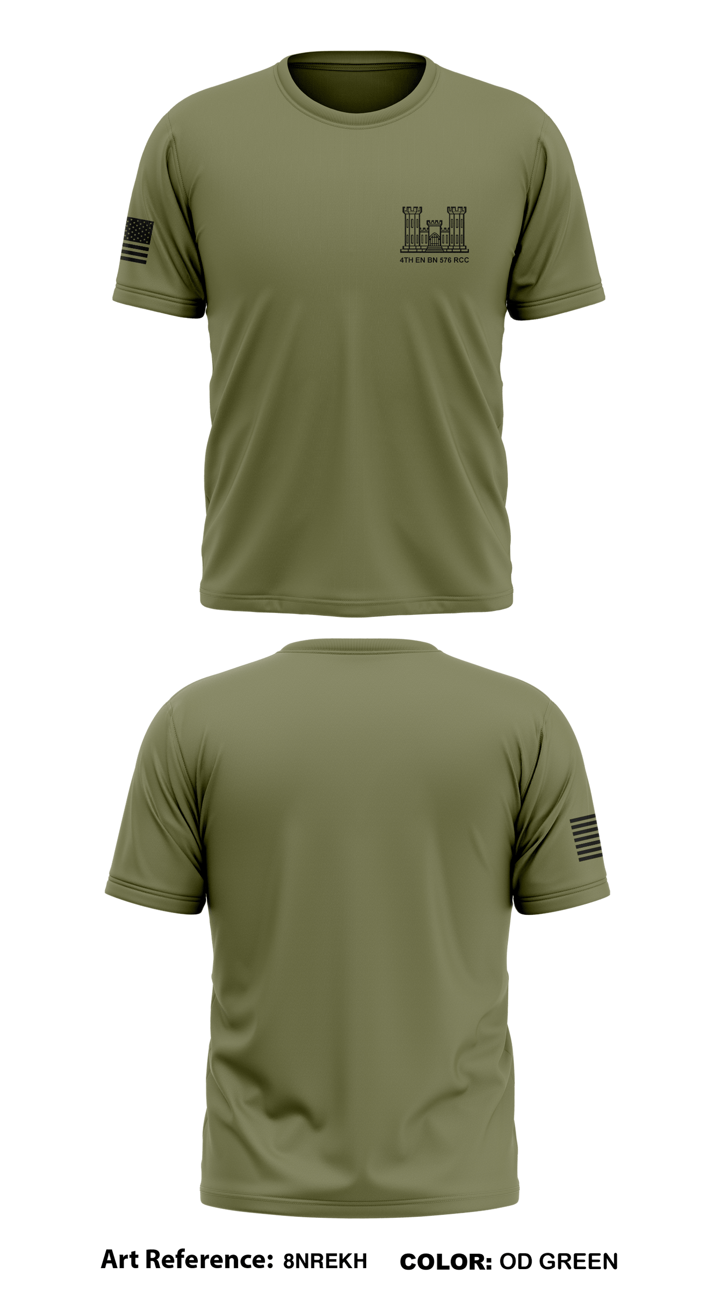 4TH EN BN 576 RCC Store 1 Core Men's SS Performance Tee - 8nREkH