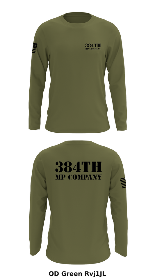 384th MP Company Store 1 Core Men's LS Performance Tee - Rvj1JL