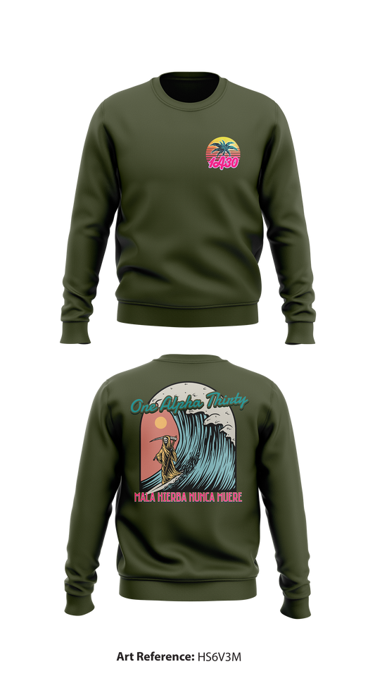 1A30 Store 1 Core Men's Crewneck Performance Sweatshirt - HS6V3m