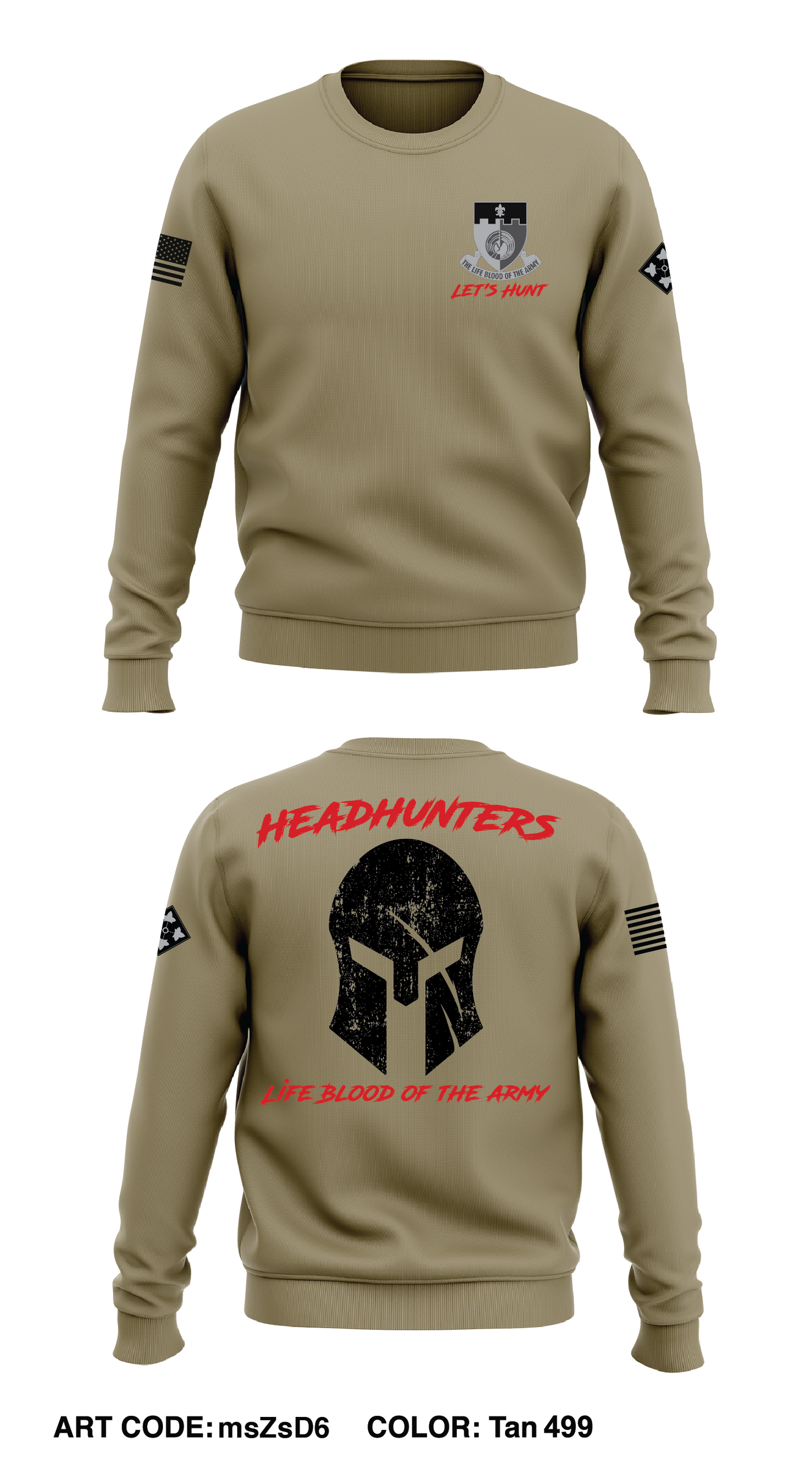 HHC, 64BSB, 3ABCT Store 1 Core Men's Crewneck Performance Sweatshirt - msZsD6t