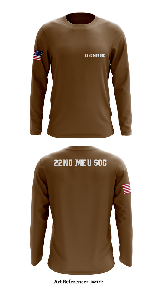 22nd MEU SOC Store 1 Core Men's LS Performance Tee - REYfyP