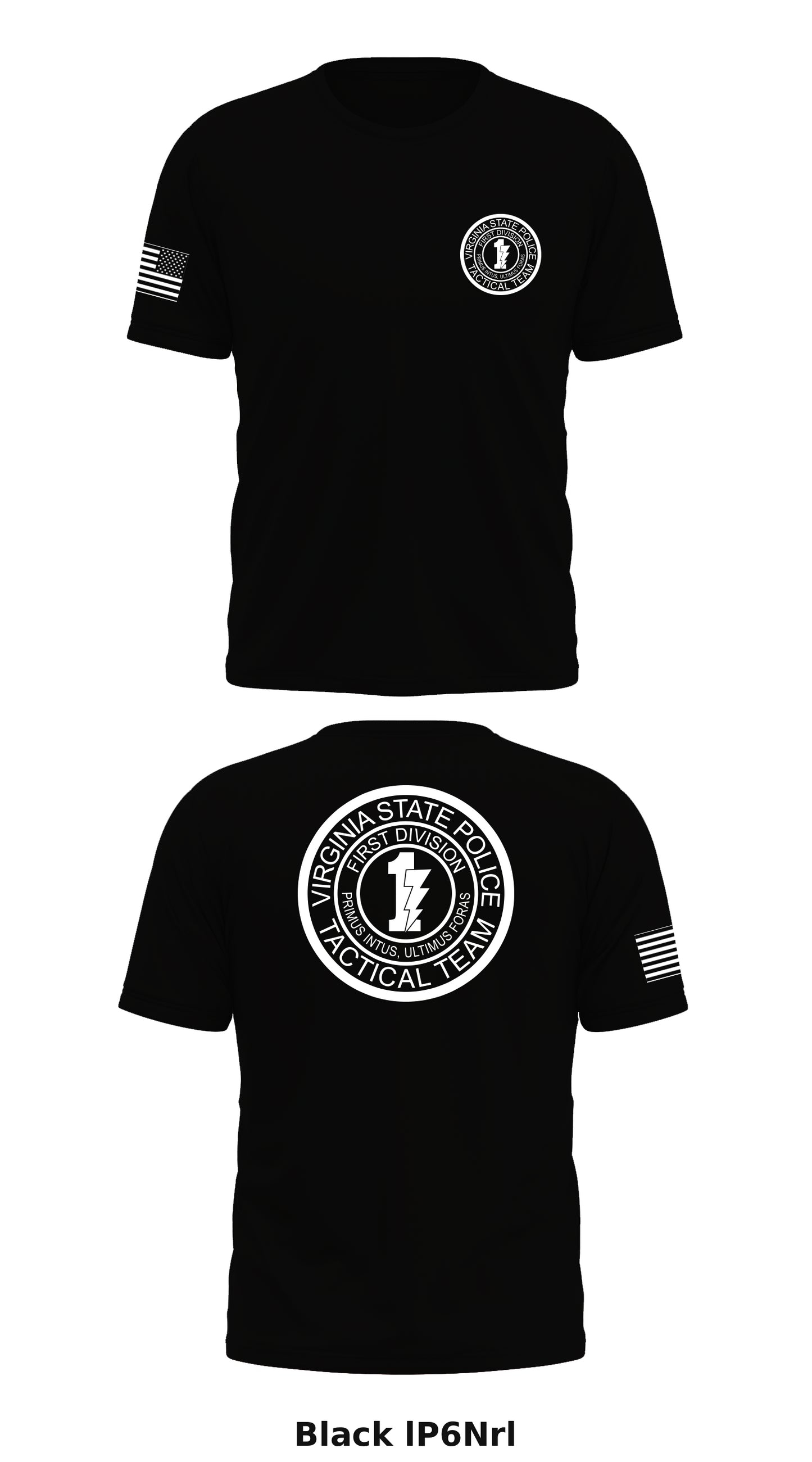 Virginia state police division one tactical team  Store 1 Core Men's SS Performance Tee - lP6Nrl