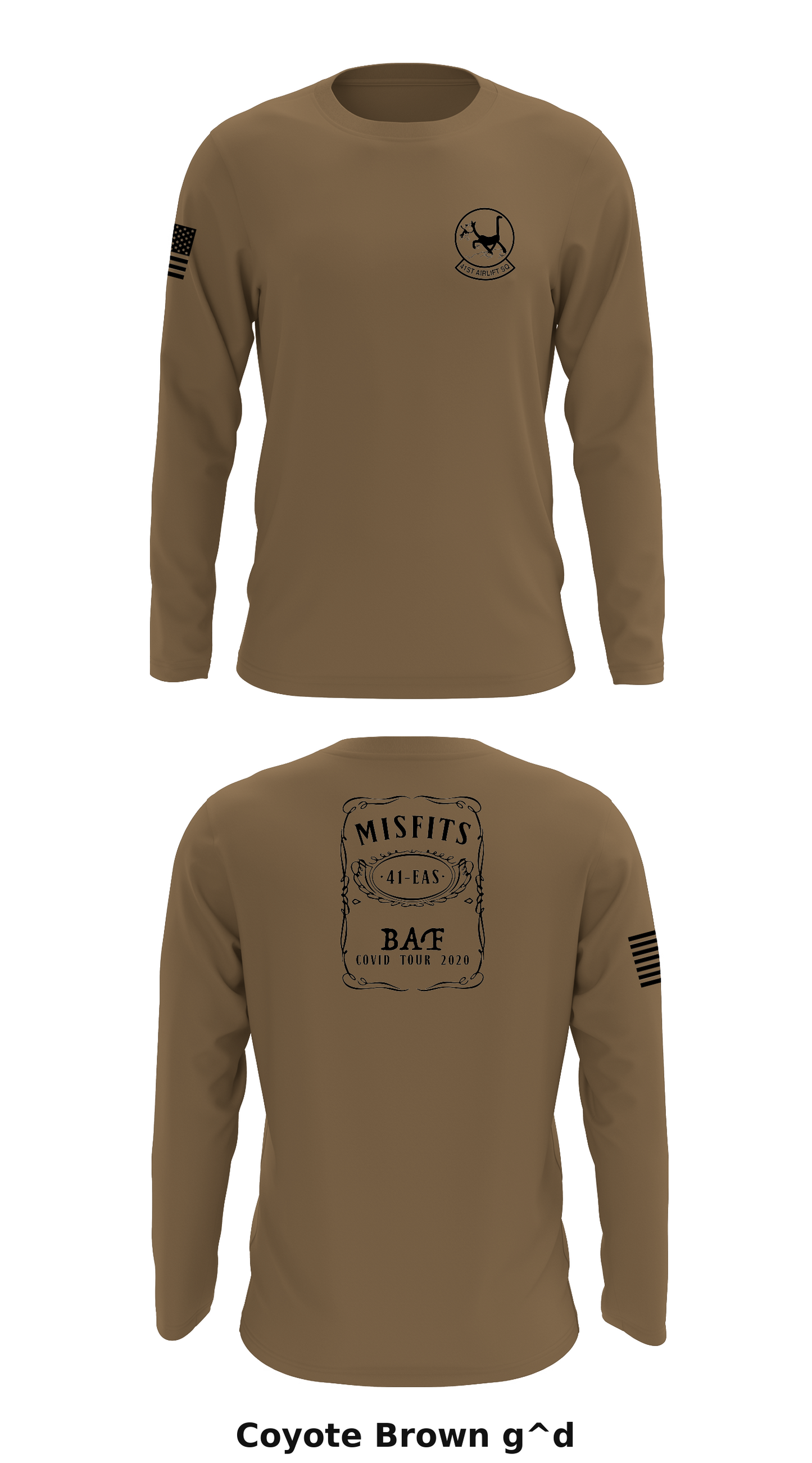 41 EAS Store 1 Core Men's LS Performance Tee - g^d