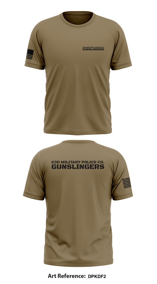 23D Military Police Co. Gunslingers Store 1 Core Men's SS Performance Tee - DPkDF2