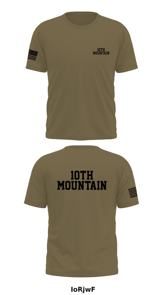 10th mountain Store 1 Core Men's SS Performance Tee - IoRjwF