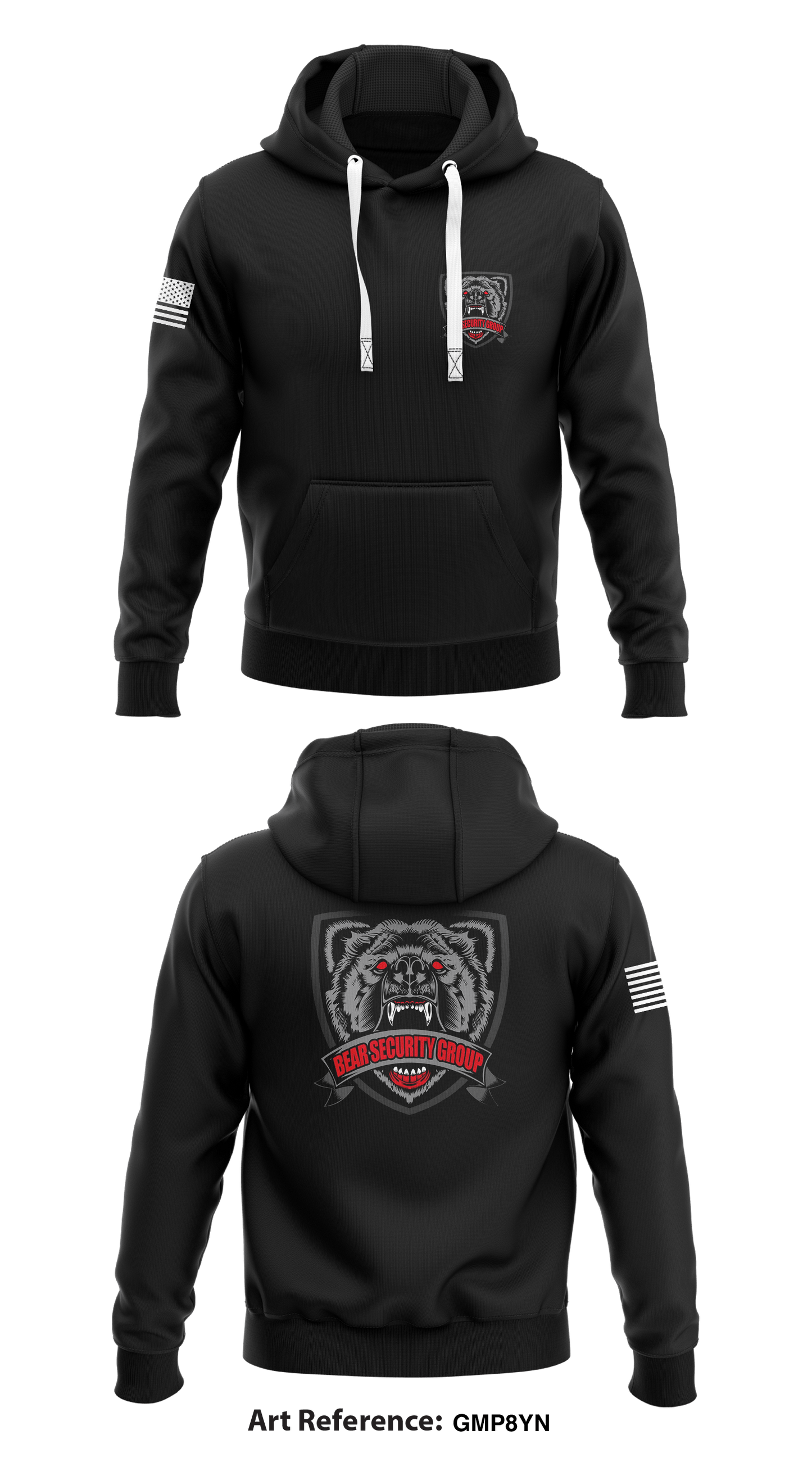 Bear Security Group Store 1  Core Men's Hooded Performance Sweatshirt - GMP8yn