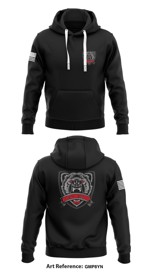 Bear Security Group Store 1  Core Men's Hooded Performance Sweatshirt - GMP8yn