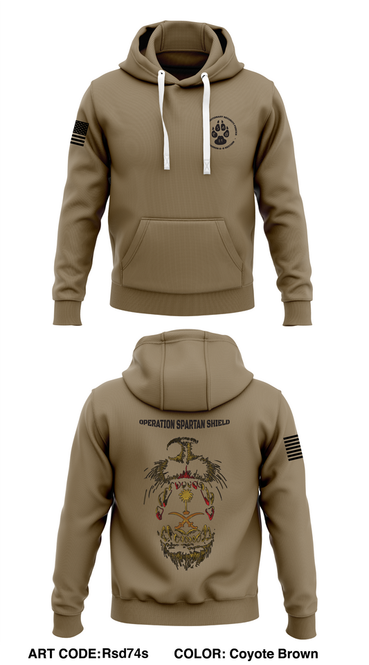 378 ESFS  Store 1  Core Men's Hooded Performance Sweatshirt - Rsd74s