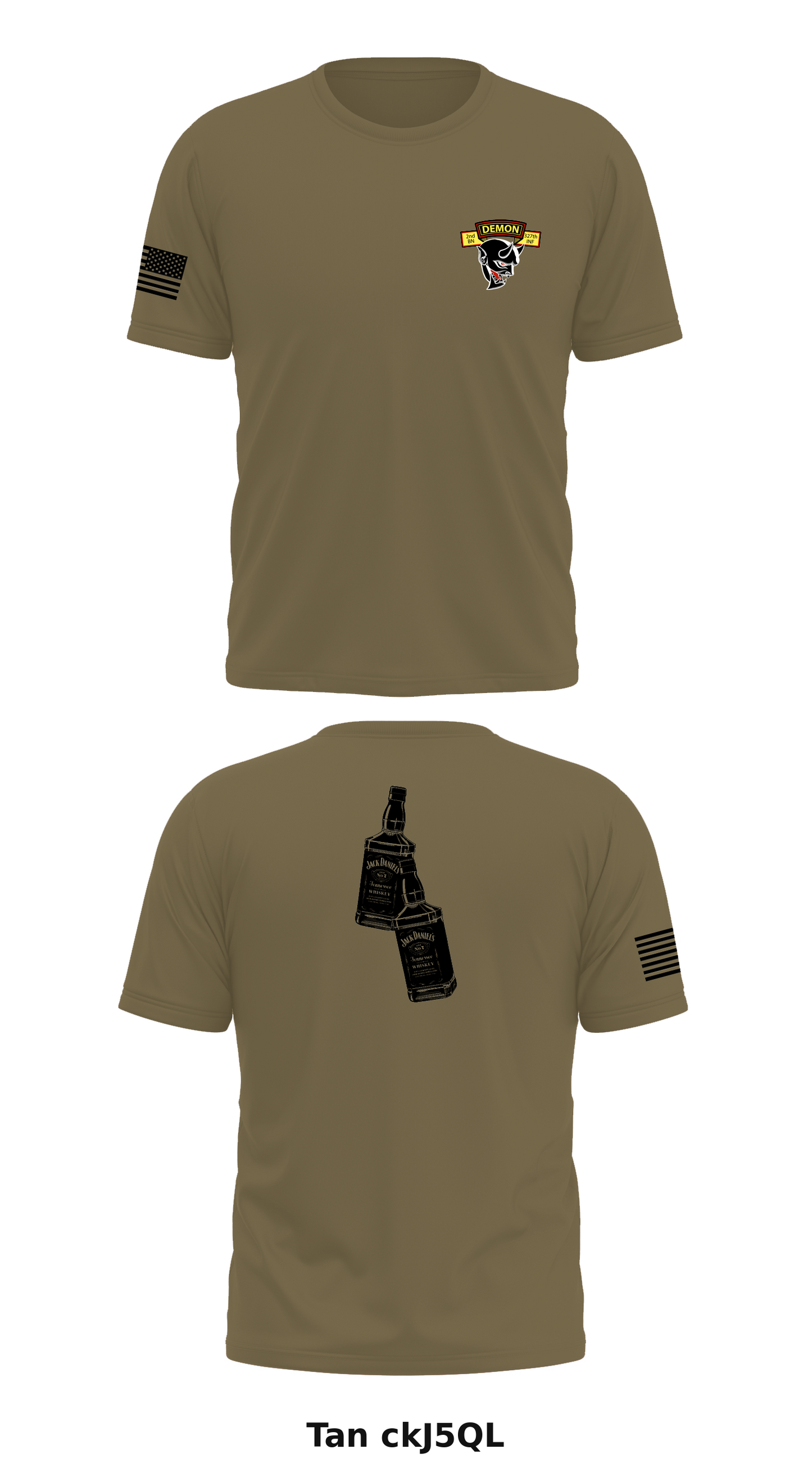 D Co, 2 BN , 327th IN Store 1 Core Men's SS Performance Tee - ckJ5QL