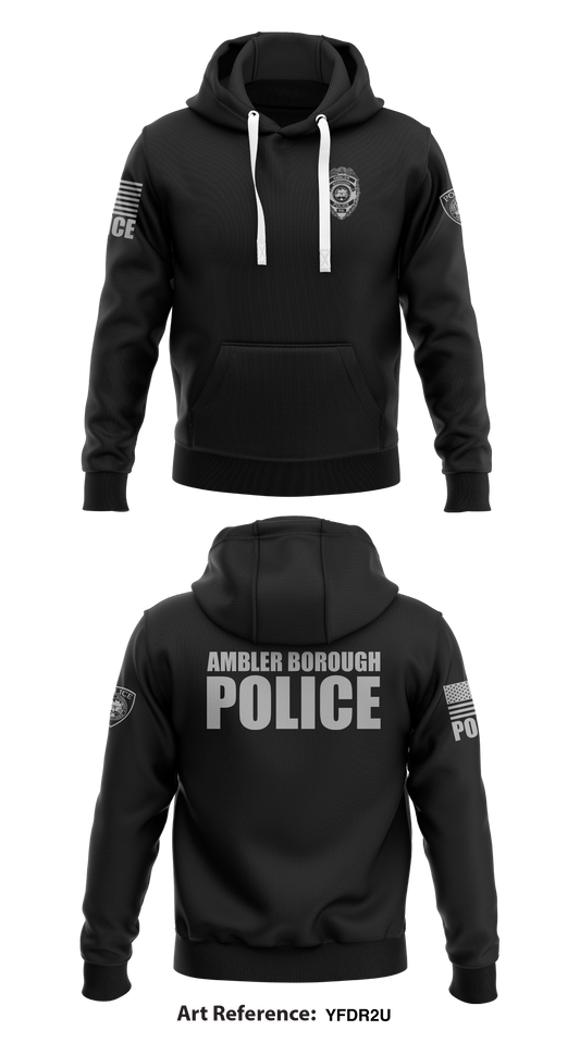 Ambler Borough Police  Store 1  Core Men's Hooded Performance Sweatshirt - YFdR2U