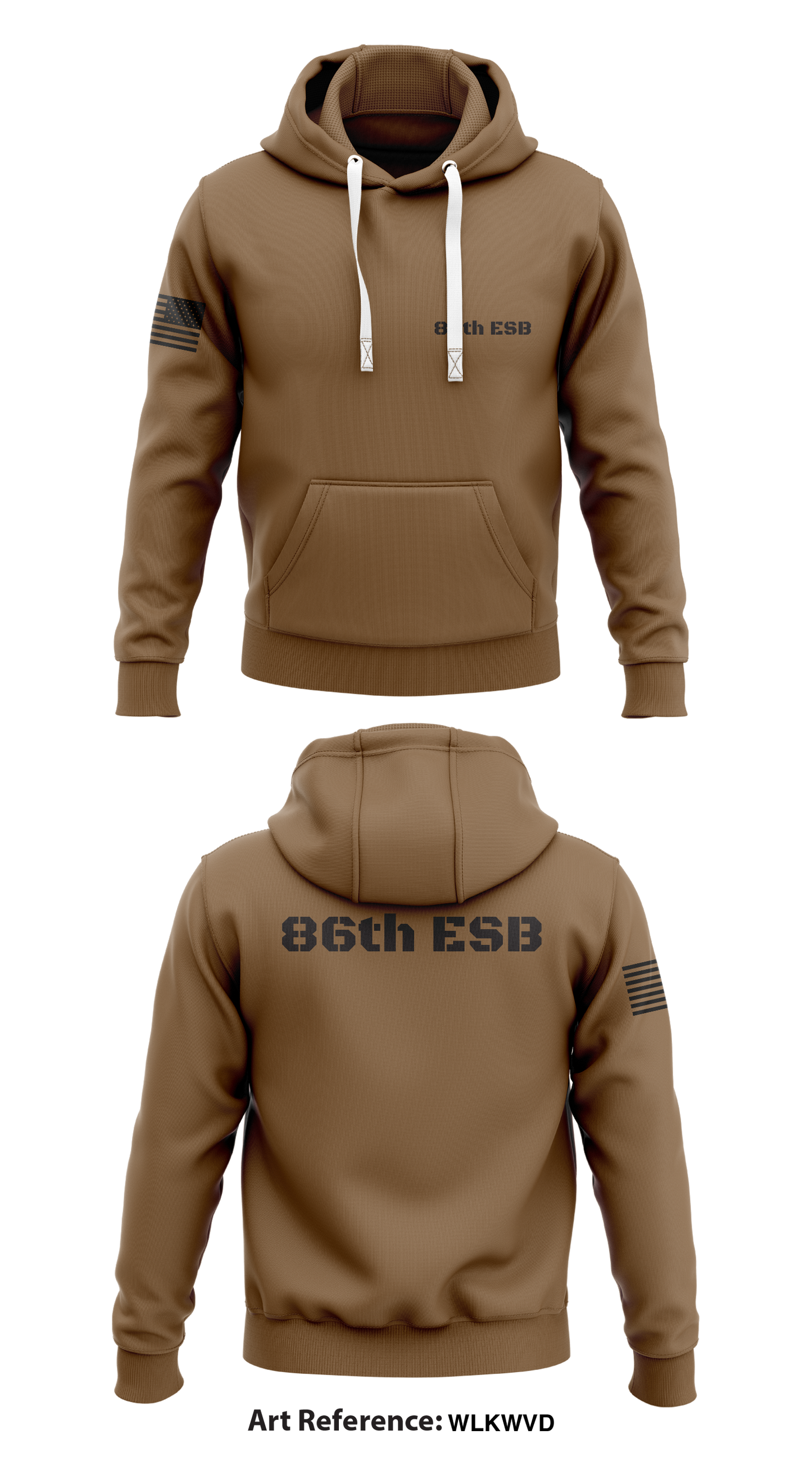86th ESB  Store 1  Core Men's Hooded Performance Sweatshirt - WLKwvD