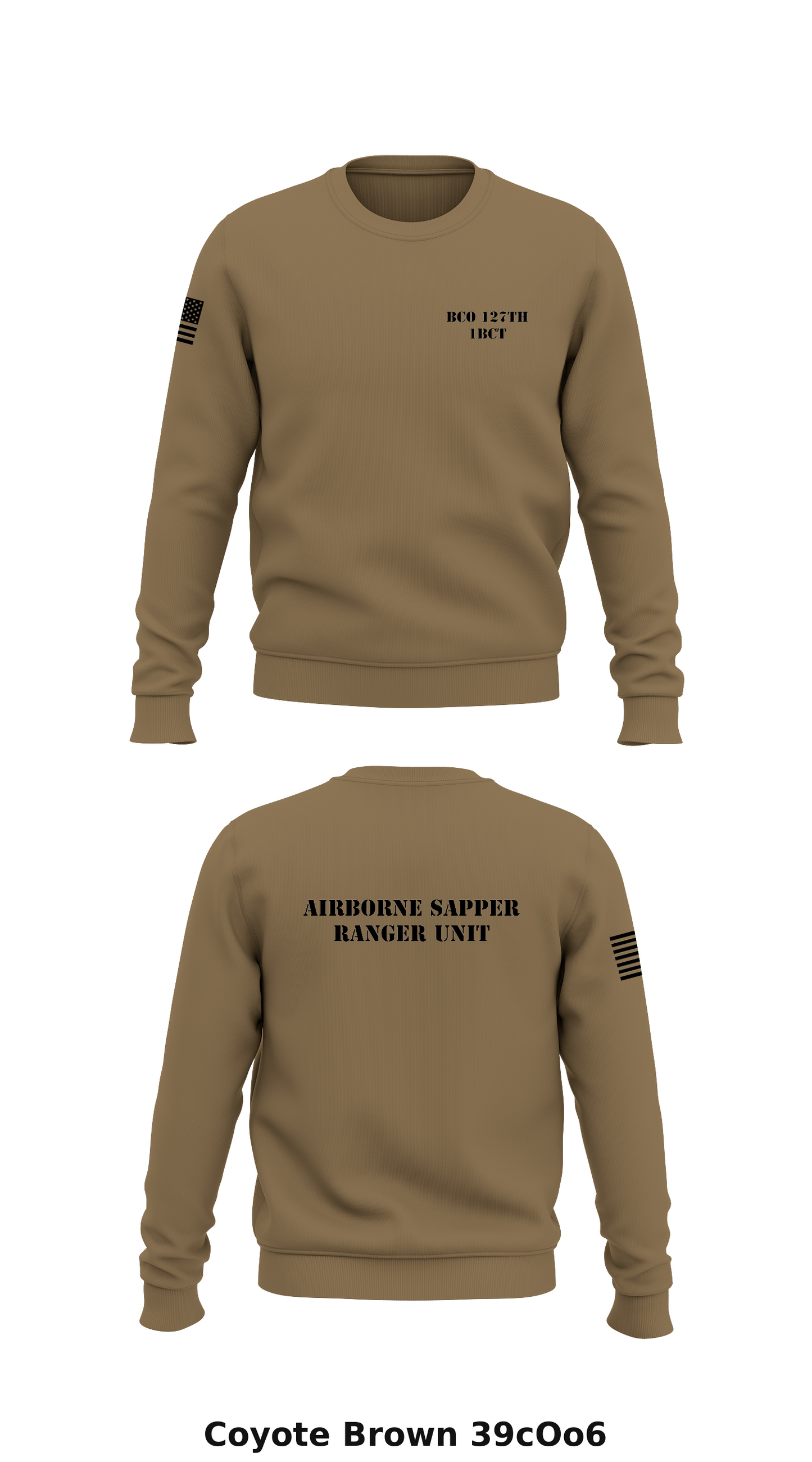 Bco 127th 1BCT Store 1 Core Men's Crewneck Performance Sweatshirt - 39cOo6