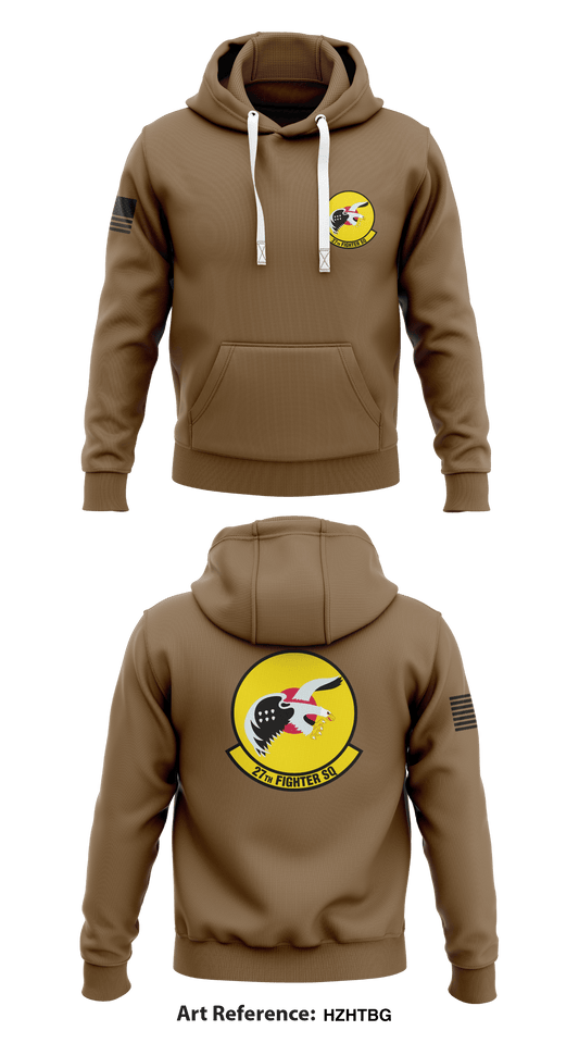 27th Fighter Squadron  Store 1  Core Men's Hooded Performance Sweatshirt - HzHtbG