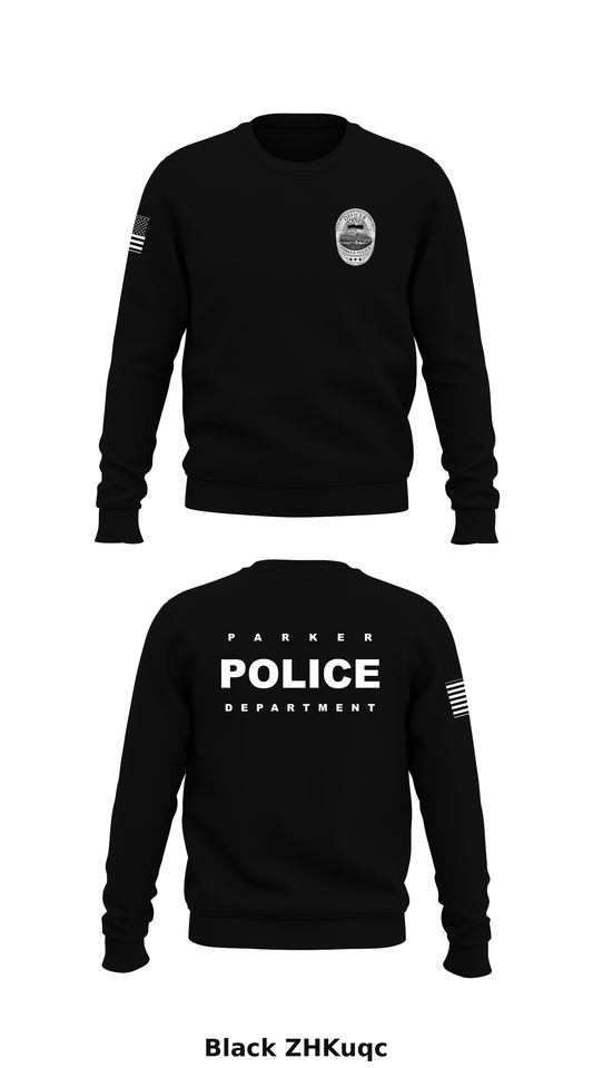 PARKER POLICE DEPARTMENT Store 1 Core Men's Crewneck Performance Sweatshirt - ZHKuqc