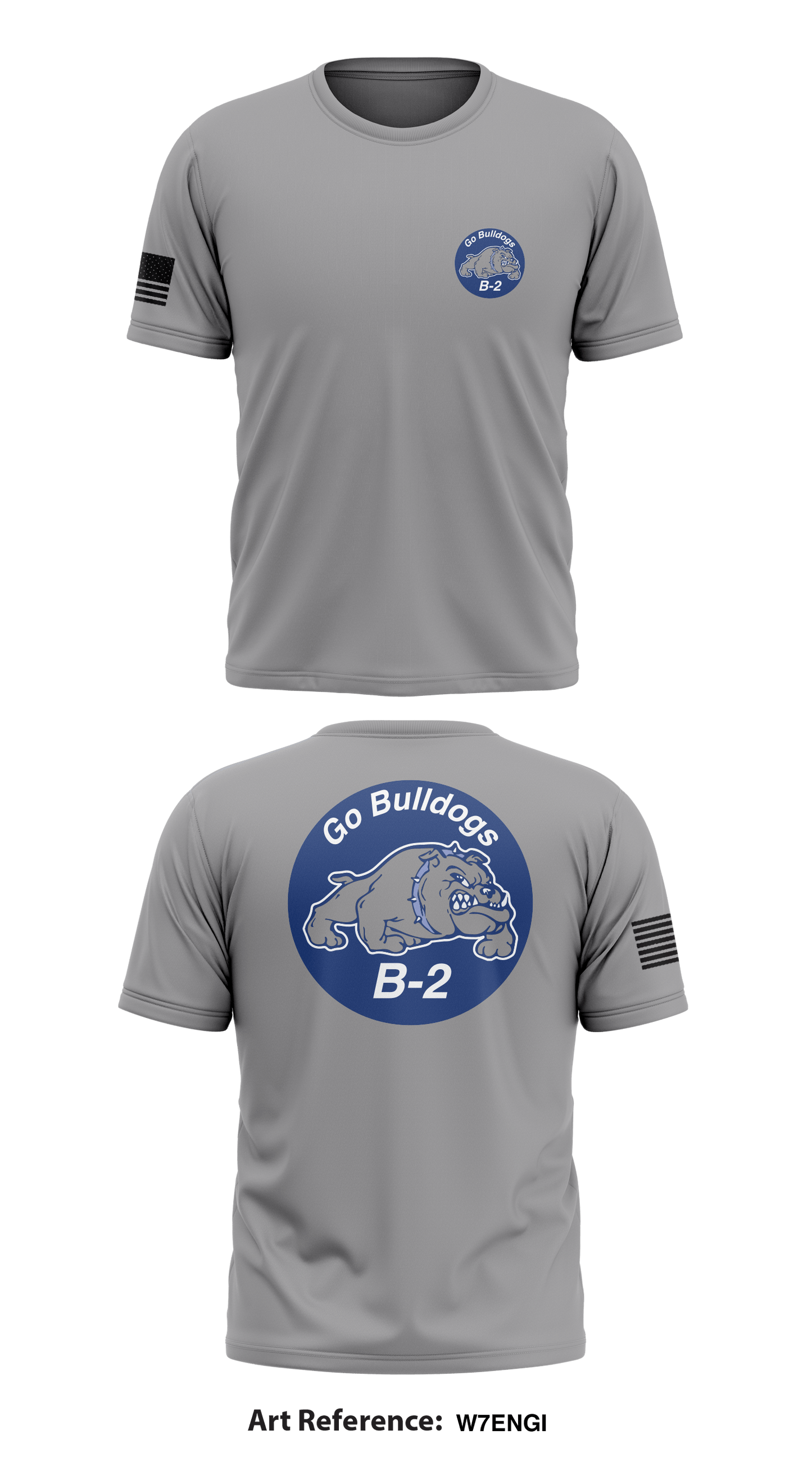 B-2 Bulldawgs Store 1 Core Men's SS Performance Tee - w7eNGI