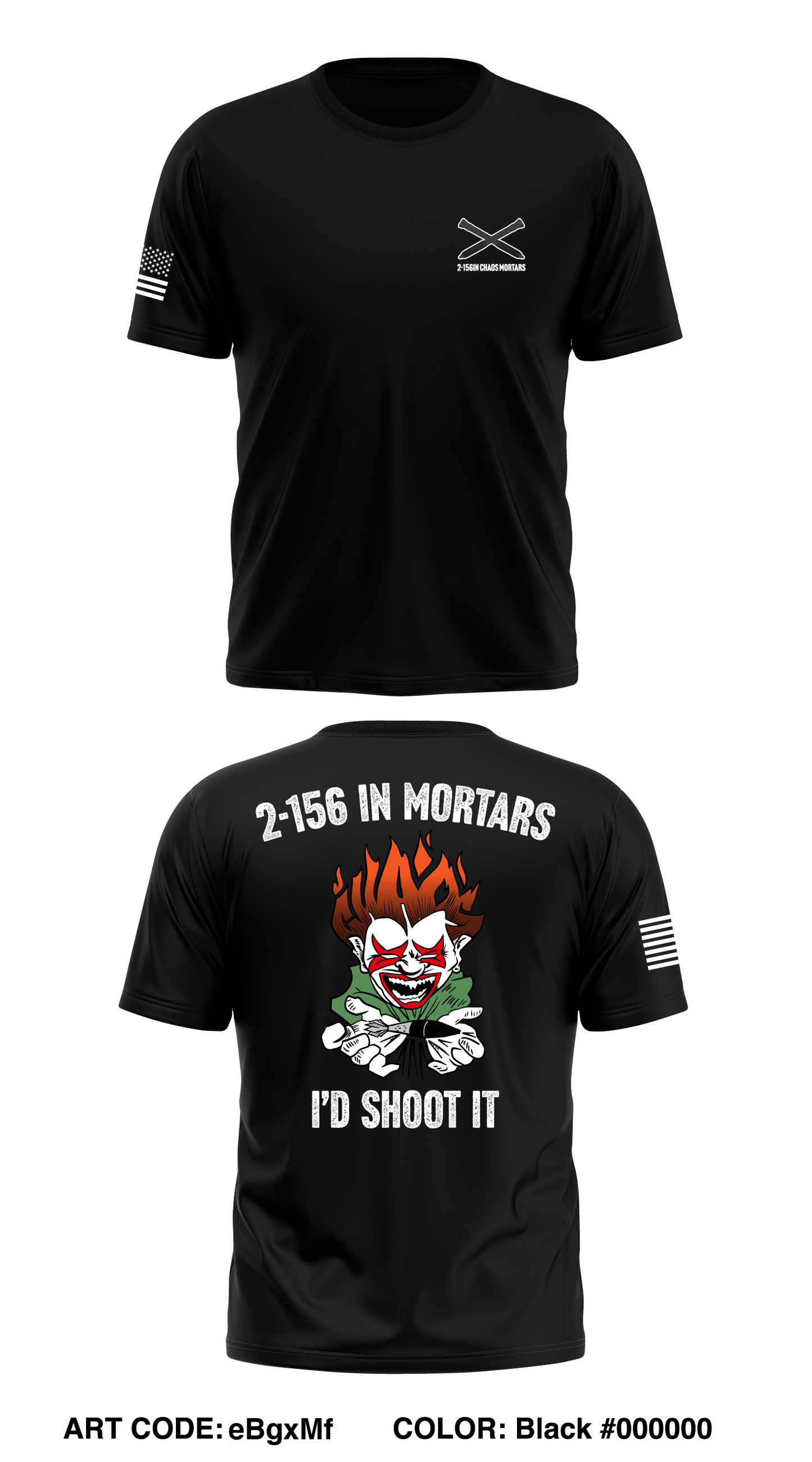 HHC 2-156 Mortars Store 1 Core Men's SS Performance Tee - eBgxMf