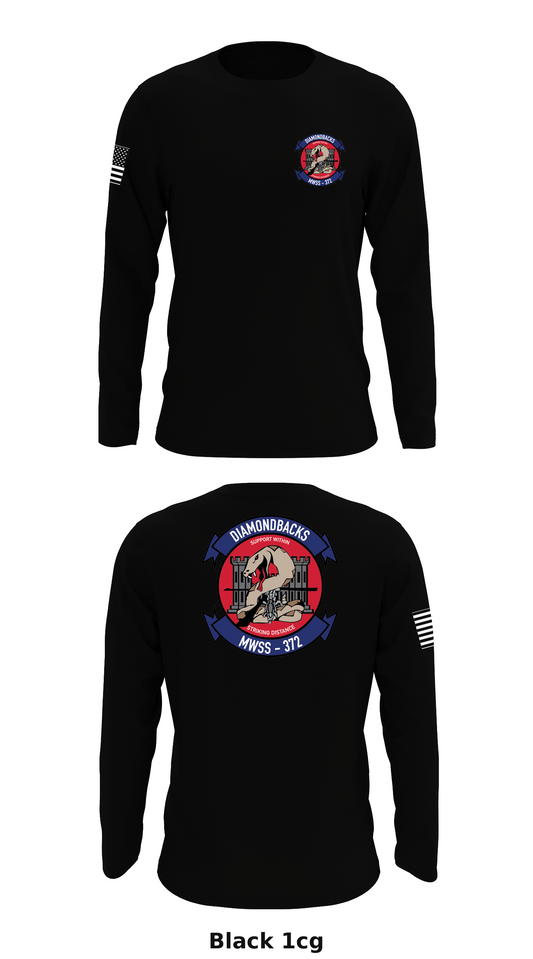 MWSS 372 Store 1 Core Men's LS Performance Tee - 1cg