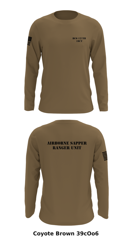Bco 127th 1BCT Store 1 Core Men's LS Performance Tee - 39cOo6