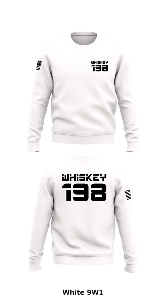 Whiskey 198 Store 1 Core Men's Crewneck Performance Sweatshirt - 9W1
