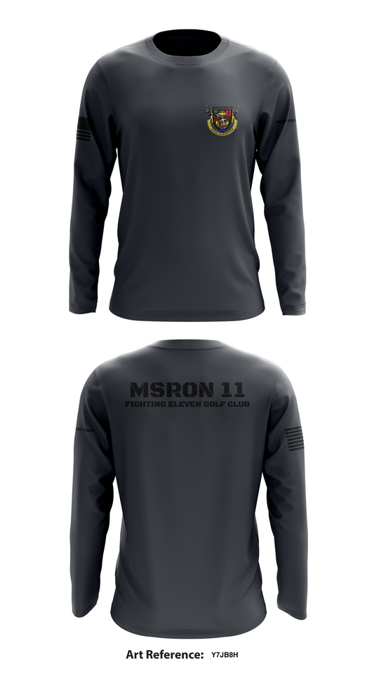 MSRON 11 Store 1 Core Men's LS Performance Tee - Y7JB8H