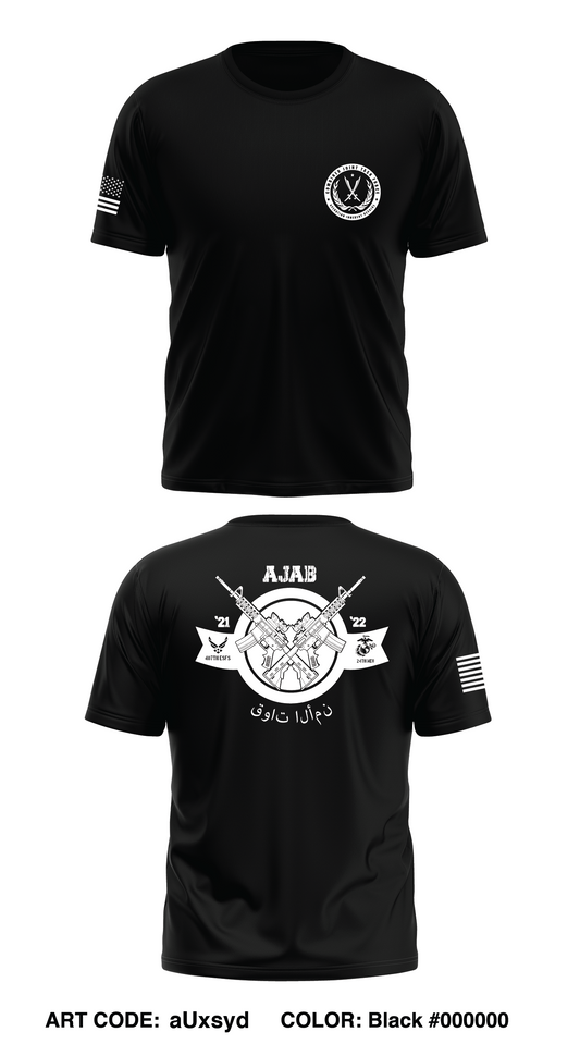 AJAB Store 1 Core Men's SS Performance Tee - aUxsyd-BLK