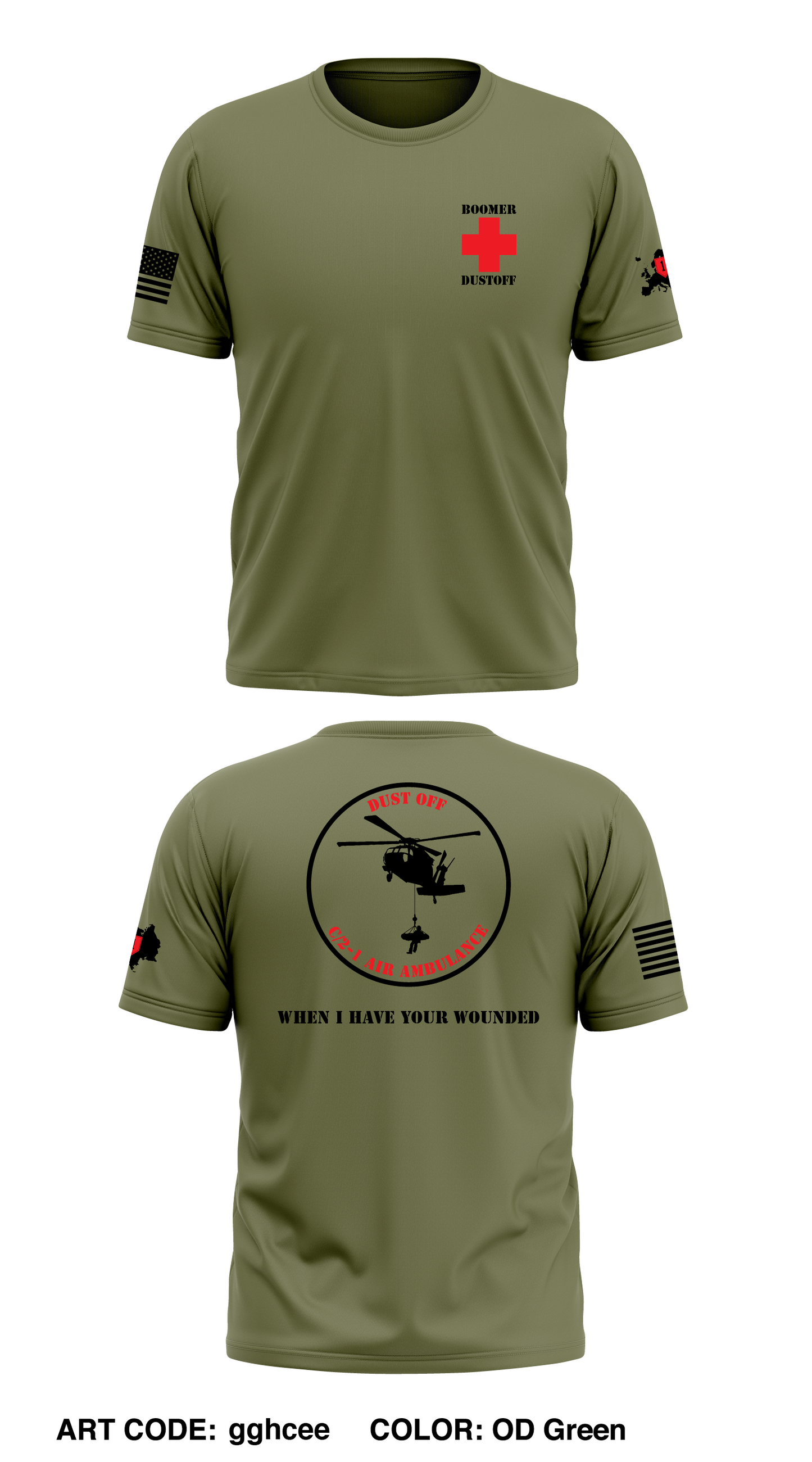 C/2-1 Boomer MEDEVAC Store 1 Core Men's SS Performance Tee - gghcee