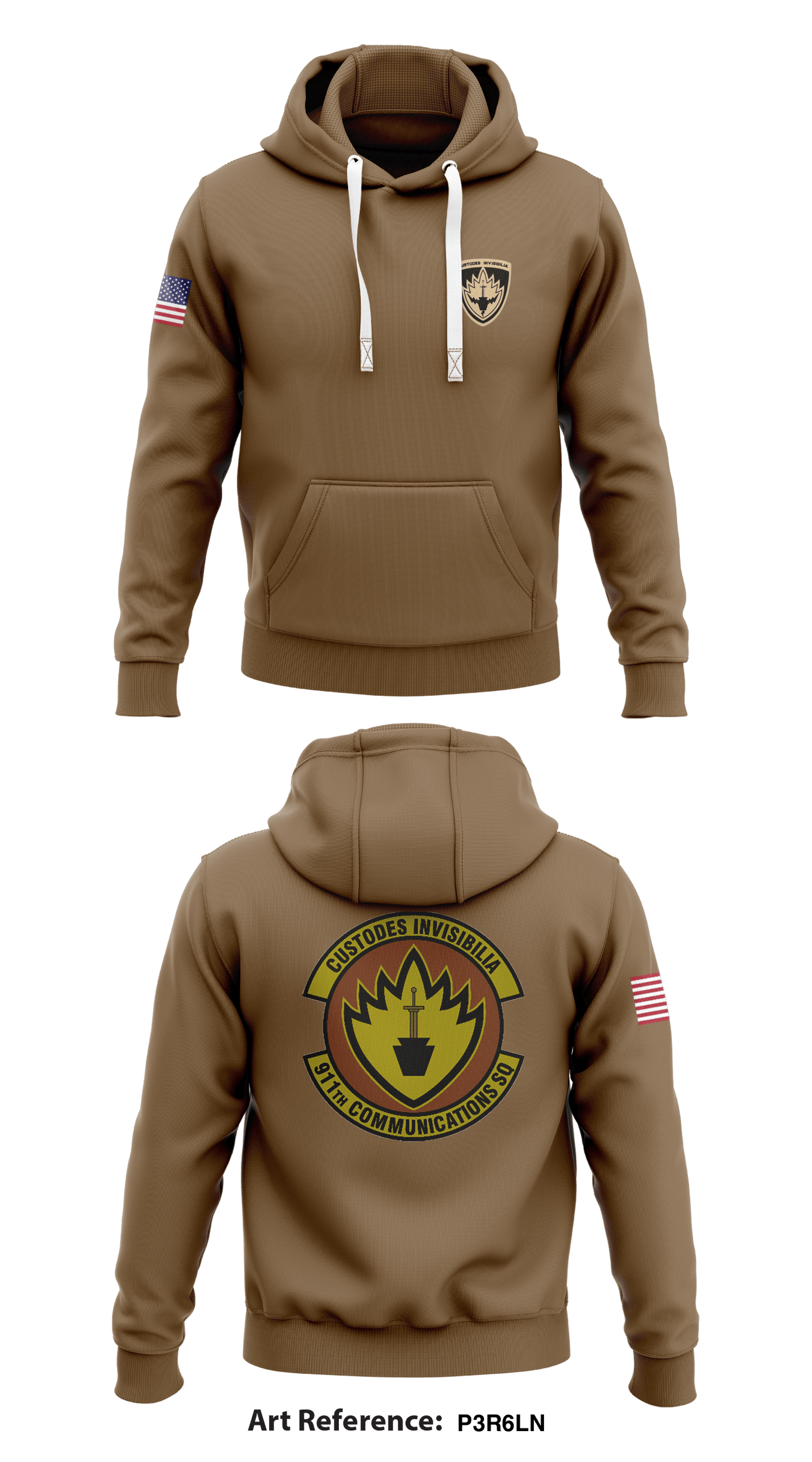 911th Communications Squadron Store 1  Core Men's Hooded Performance Sweatshirt - P3r6Ln
