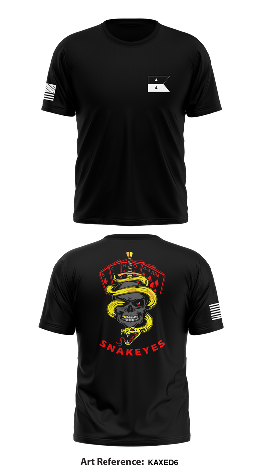 SNAKEYES Store 1 Core Men's SS Performance Tee - KaXeD6