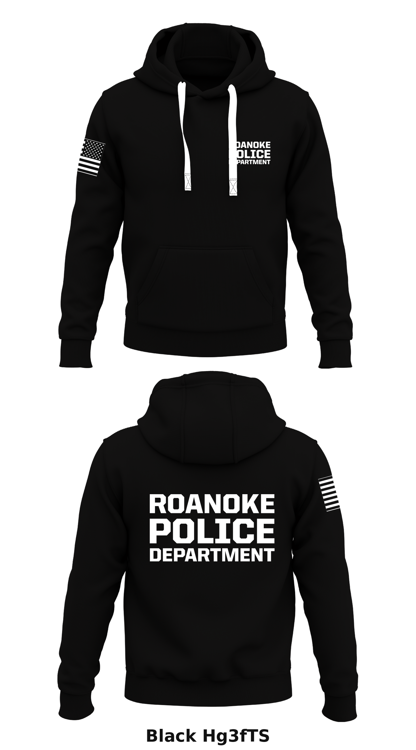 Roanoke Police Department Store 1  Core Men's Hooded Performance Sweatshirt - Hg3fTS
