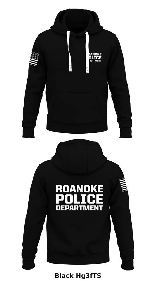 Roanoke Police Department Store 1  Core Men's Hooded Performance Sweatshirt - Hg3fTS