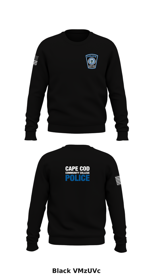 Cape Cod Community College Police Department Store 1 Core Men's Crewneck Performance Sweatshirt - VMzUVc