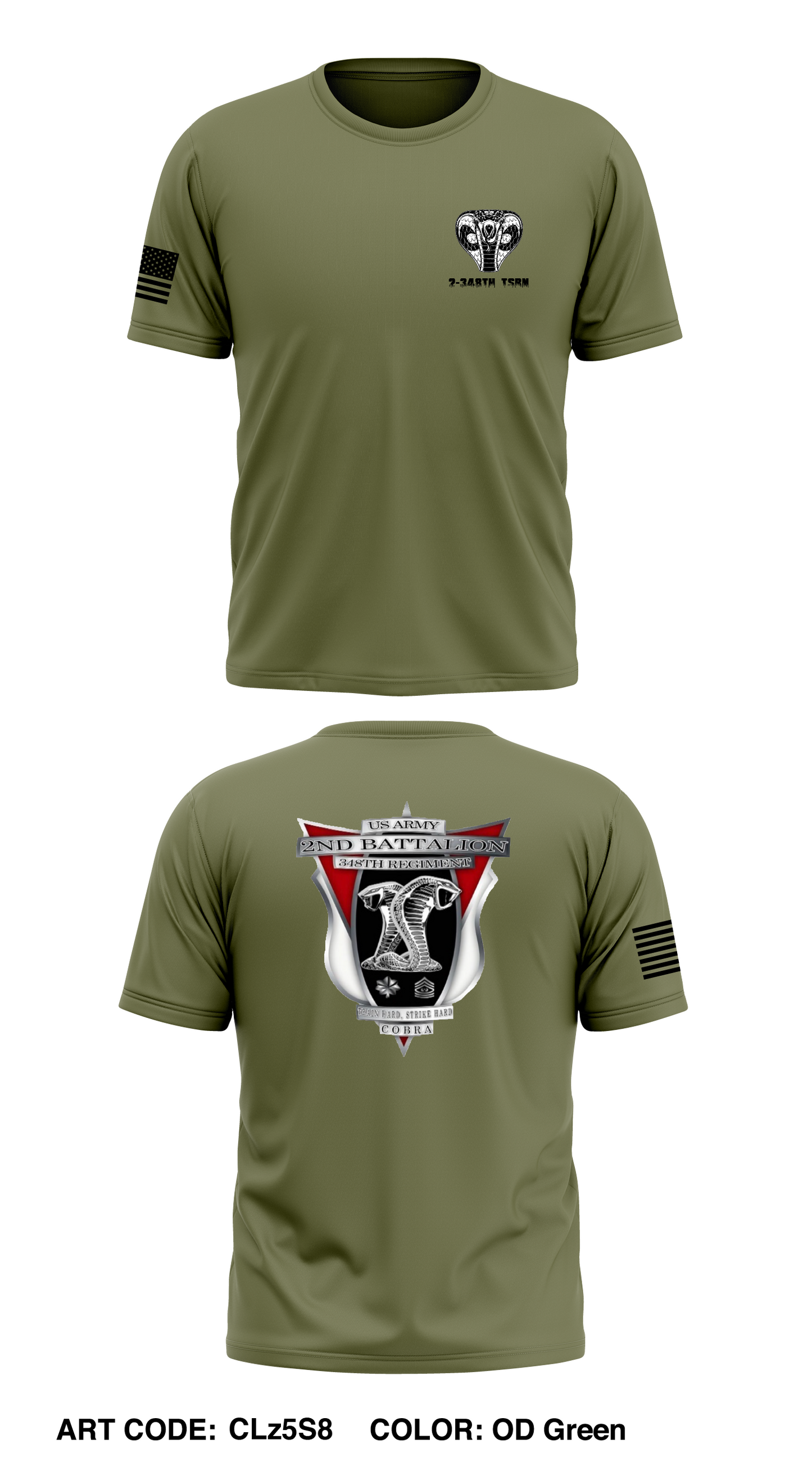 2-348th TSBN Store 1 Core Men's SS Performance Tee - CLz5S8