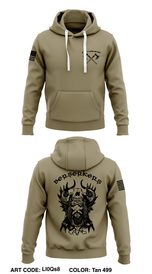 B Co, 1-148th INF RGT Store 1  Core Men's Hooded Performance Sweatshirt - Ll0Qs8