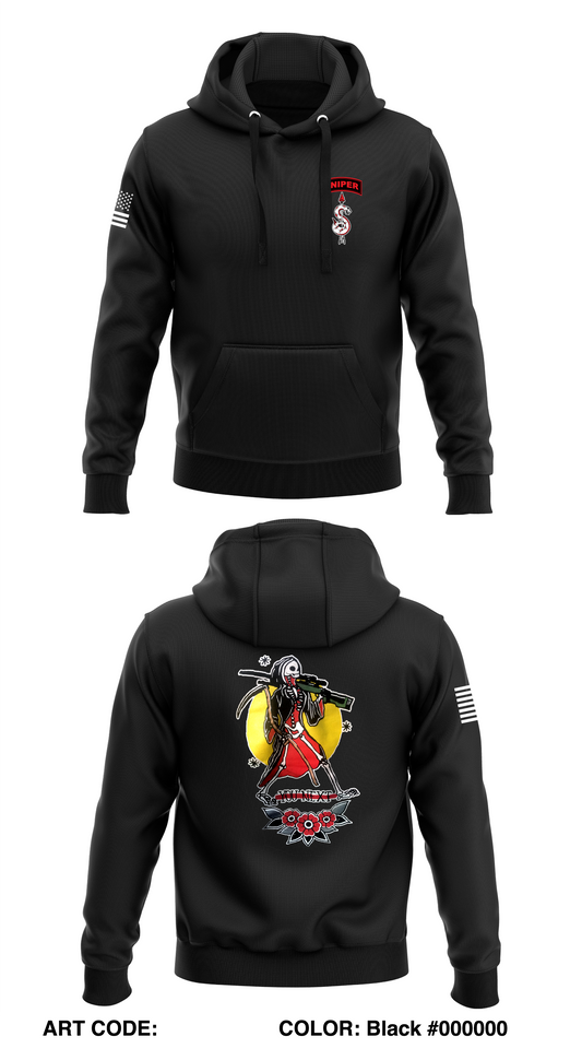 HHC 2-198 Sniper Section Store 1  Core Men's Hooded Performance Sweatshirt - APBRUN