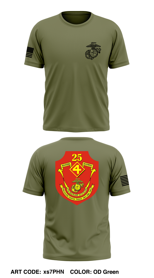 25th Marine Regiment H Co Store 1 Core Men's SS Performance Tee - xs7PHN